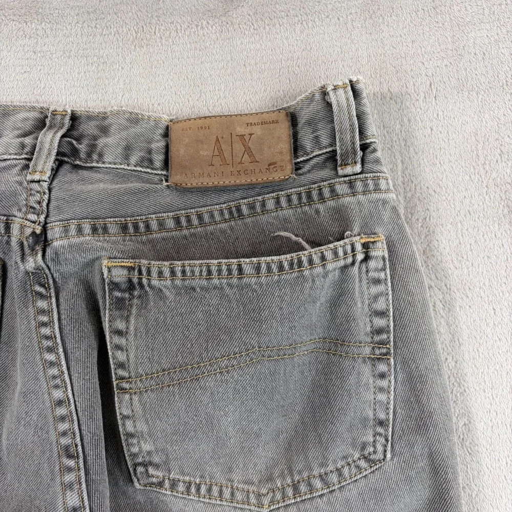 Vintage Armani‎ Exchange Jeans Men Actual 29x31 (Tag 33x34) Grey Disney Pictures